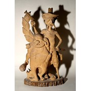 “Билли Бонс и Флинт“, Кровати деревянные ручной работы, резьба фото