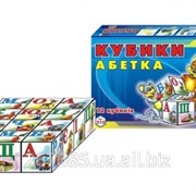 Кубики пластиковые «Азбука украинская» фотография