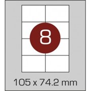 Этикетки самоклеящиеся 105х74,2 мм фото