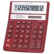 Калькулятор CITIZEN SDC-888X красный фото