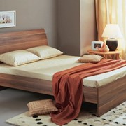 Кровать для спальни мелисса гнутая спинка фотография