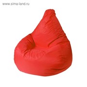 Кресло - мешок «Капля S», диметр 85 см, высота 130 см, цвет красны фото