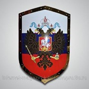Щит с гербом России фотография
