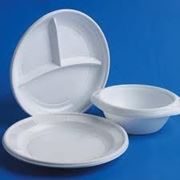 Пластиковые тарелки (50 шт.) фото