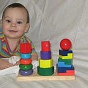 Игрушки для развития ребенка. Деревянные пирамиды 3 в 1 универсальный вариант.
