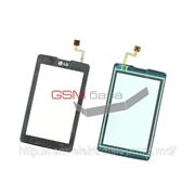LG KP500 — Touchscreen (сенсорное стекло) (Цвет: Black), Оригинал china фотография