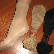 Носки "Лайкра" цвет: черный,бежевый; 1упаковка - 10 пар, 1палет - 100пар