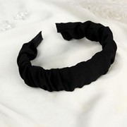 Ободок для волос 'Астрид' 3 см, чёрный фотография