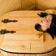 Кедровая бочка Фито-сауна, инфракрасная сауна фото