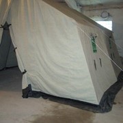 Палатки лагерные на деревянных стойках 8-и местная 4,07х3,30х1,62 (2,75) 1-но сл. б/тамб фото