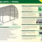 Теплицы с поликарбонатом 4-10м. Доставка. АРТ:0129 фото