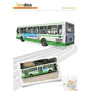 Реклама на автобусах фотография