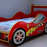 Кровать-машинка Спорт км-420+ с нишей (матрас 190*90) фотография