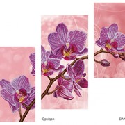 Схема для частичной вышивки бисером Орхидея фото
