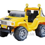 Детский электромобиль джип Hummer A26 желтый фото
