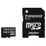 Карта памяти 8Gb microSDHC class 10 Transcend (TS8GUSDHC10) фото