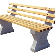 Скамейка уличная “звезда“ фото