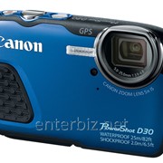 Цифровая фотокамера Canon Powershot D30 Blue (9337B013) (официальная гарантия), код 108425