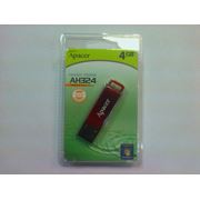 Флеш накопитель Apacer AH-324 красная объем памяти 4 Gb интерфейс USB фото