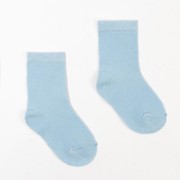 Носки детские, цвет голубой, размер 12 фото