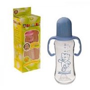 Бусинка Бутылочка стеклянная с ручками 250 мл, 1118 фото