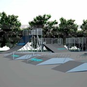 Скейт-парки на открытых площадках
