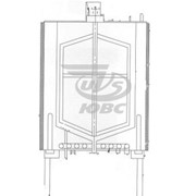 Резервуар вертикальный с паровым и электрическим нагревом РВППЭ-0,3-3Т.К.65Р фото