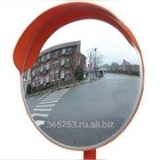 Зеркало уличное с козырьком, диаметр 600 мм фотография