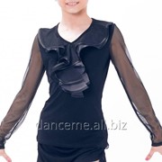 Dance Me Блуза женская БЛ39-3, масло / цветная сетка, серый