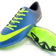 Футбольные бутсы Nike Mercurial FG Blue/Volt/Black фотография