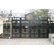 Ворота кованые в Одессе фото