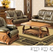 Кожаный диван и 2 кресла Модель 5030. Кожаная мебель. Мебель мягкая Украина. Белорусская мебель фото