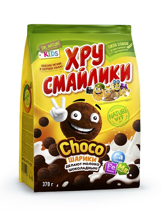 Dr.Naturi Кукурузные шоколадные шарики, 370гр в Челябинске (Хлопья ...