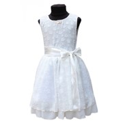 Детский платье “Амелия“ белое р. 110-128 лет 2324 фотография