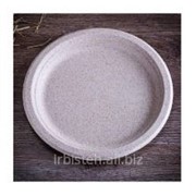 Тарелка из пшеничной соломы фотография