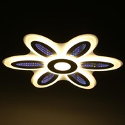 Люстра с ПДУ 69670/6+1WT LED 124Вт диммер 3000-6000K белый 52х52 см фото