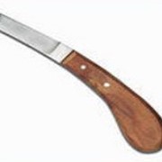 Нож копытный по Бурдиццо, левосторонний, с деревянной рукояткой MI-223 фото