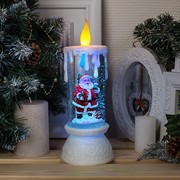 Фигура световая свеча “Дед мороз“, 26х10х10 см, от бат. 3хАА(не в компл.), RGB фотография