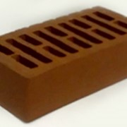 Кирпич керамический пустотелый лицевой М-150 коричневый фото
