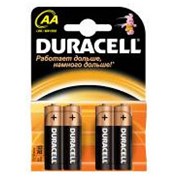 Батарейка Duracell AA / LR6 4бл. элемент питания