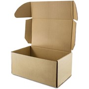 Самосборная крафтовая коробка (42,5 х 26,5 х 19 см) фото