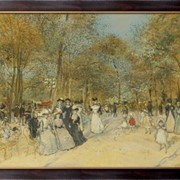 Картина Елисейские поля, Рафаэлли, Жан Франсуа фотография