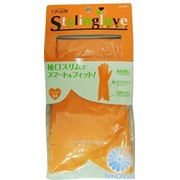 Перчатки из винила для бытовых и хозяйственных нужд ST Family (с антибактериальным эффектом, средней толщины) размер M (оранжевые) 4901070711970
