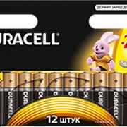 DURACELL Батарейки алкалиновые Basic AA 1.5V LR6, 12 шт/уп