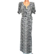 Макси Платье леопардовое размер XL - 52 - 46 - 18 фотография