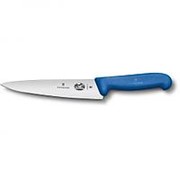 Нож разделочный VICTORINOX Fibrox с лезвием 19 см, синий (60039)