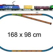 Стартовый набор PIKO "Грузовой поезд" SBB BR185 (57184)