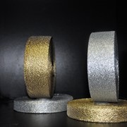 Лента отделочная с люрексом (золото, серебро) фото