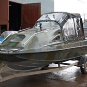 Моторная лодка Казанка 5м4 с каютой с мотором фото