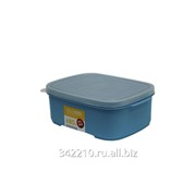 Пластиковый контейнер для СВЧ с рисунком 0,68л фотография
